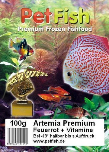 100 x 100g Artemia + Vitamine