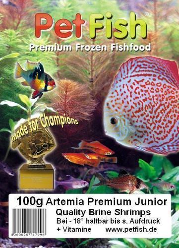 50 x 100g Artemia Premium Junior extra klein