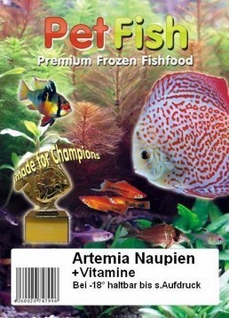 10 X 50g Nauplien Baby Artemia Premium frisch geschlüpft + Vitamine