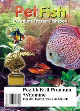 250 x 100g Pazifik Krill Premium + Vitamine