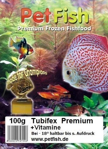 1 x 100g Tubifex Premium + Vitamine